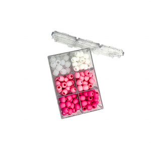 Cozy Beads Soft Silicone Hair Beads -  Pink Sorbet Palette