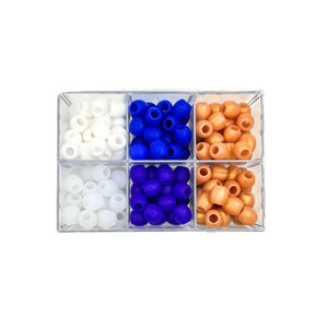 Cozy Crown Soft Silicone Hair Beads - Royal Crown Palette