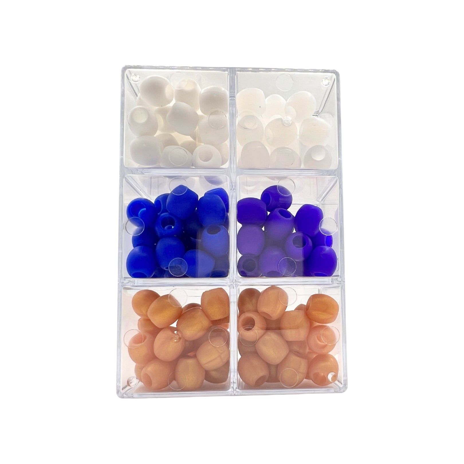 Cozy Crown Soft Silicone Hair Beads - Royal Crown Palette